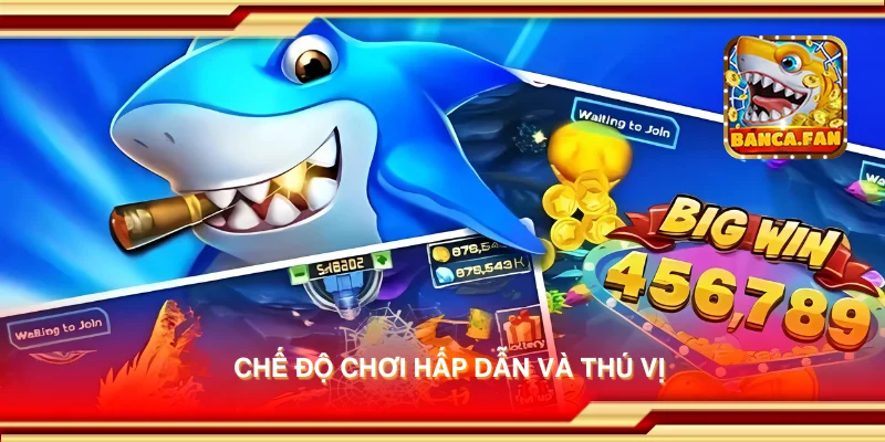 Chế độ chơi hấp dẫn và thú vị